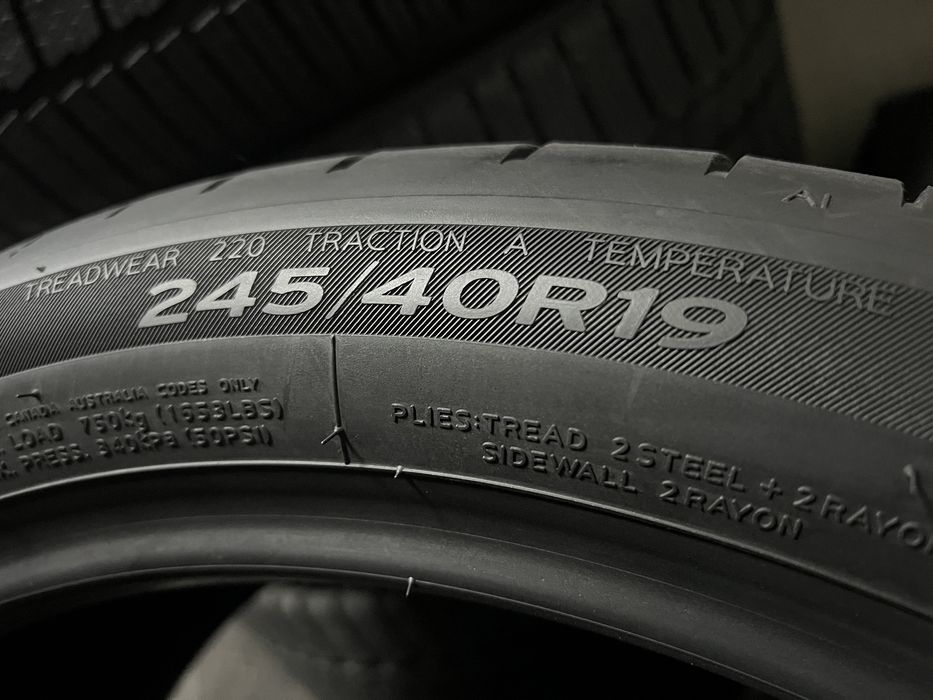 DOT:24г. 255/40/19 и 245/40/19 HANKOOK*, като Нови!