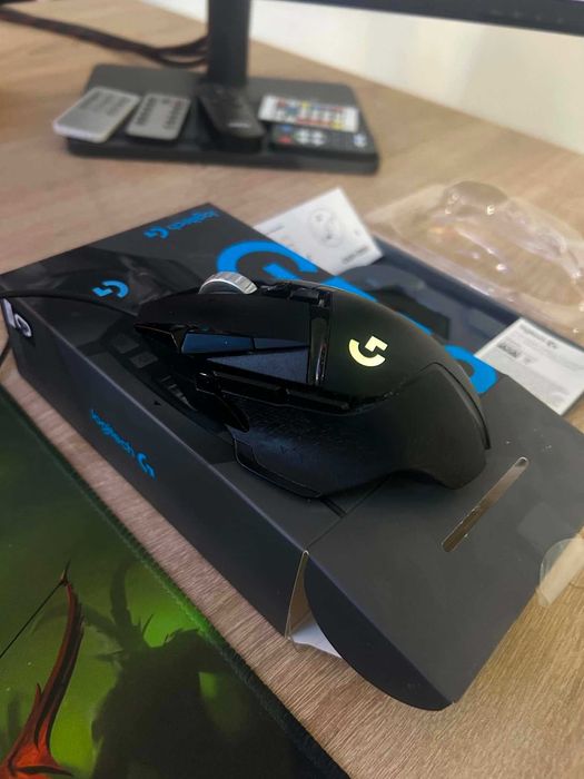 Гейминг мишка Logitech - G502 Hero, оптична, черна