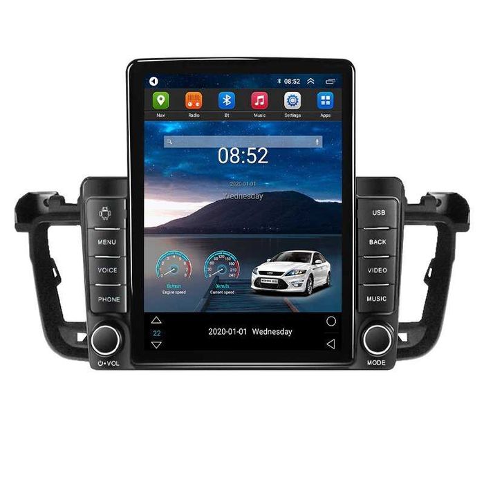 Navigatie Peugeot 508 din 2010 - 2018 Ecran TESLA 9.7 inch 4GB RAM