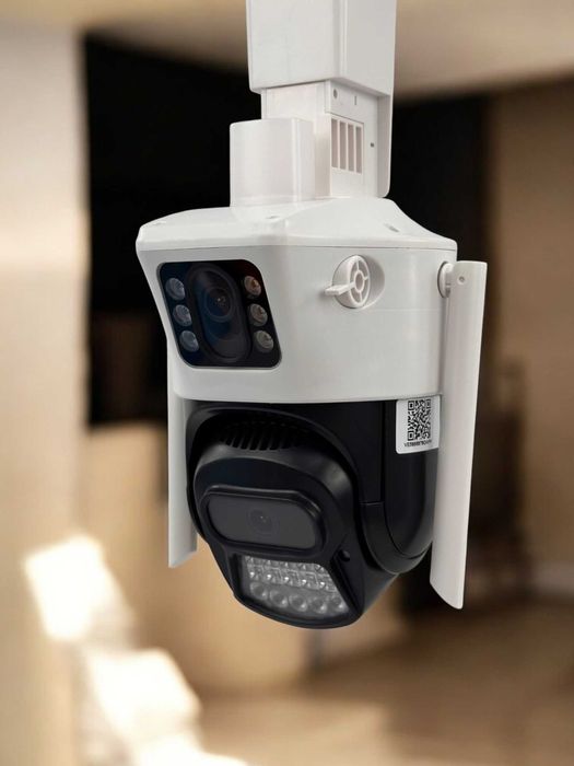 Умная беспроводная камера наблюдения, с Wi-Fi, простая в установке,