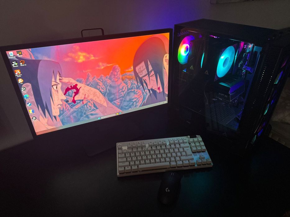 Unitate PC Gaming + Monitor 240Hz + mouse , casti & tastatura