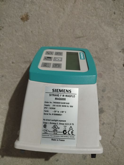Электромагнитный Расходомер Siemens