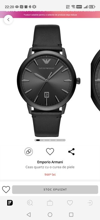 Ceas Armani AR11278  ca nou, in cutie