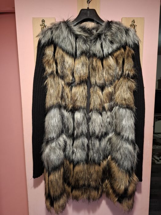 Шикозен пухен дамски елек