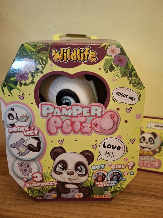 Играчка Pamper petz Панда и Детска раница