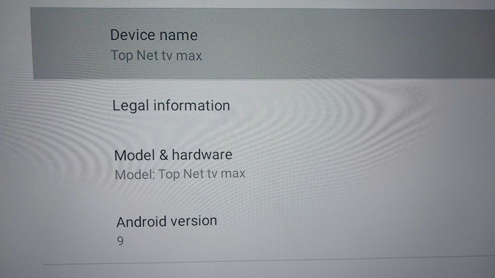 Mediaplayer Top Net tv Max Android 9