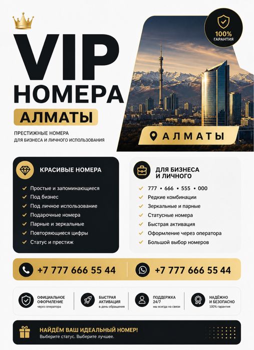 Красивые VIP номера Beeline / Activ