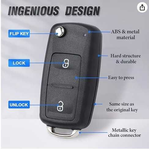 Кутийка/корпус за автоключ за BMW, Ford, VW, Audi, Hyundai, Kia