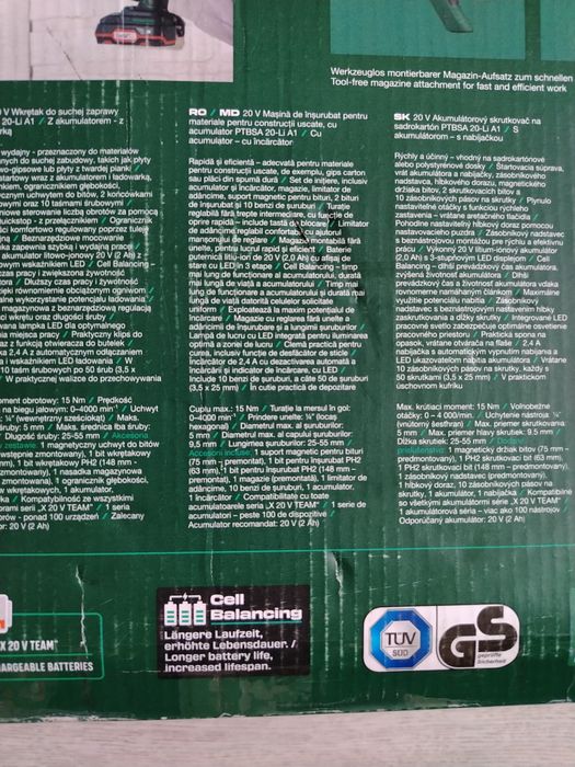 Masina de insurubat Parkside noua