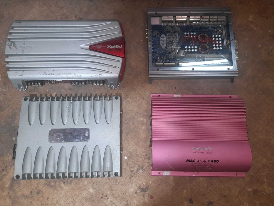 Statie / amplificator auto cateva modele Axton, Sony, Mac audio, Impulse