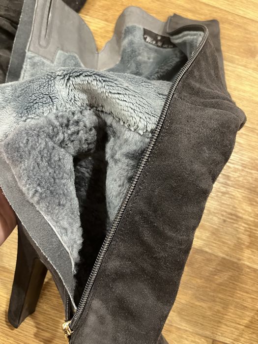 Продам сапоги замша