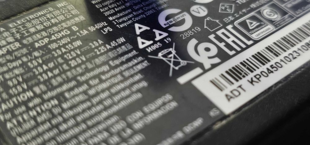 incarcator laptop acer typc Incarcator pentru Acer 20V 2.25A 45W USB-C