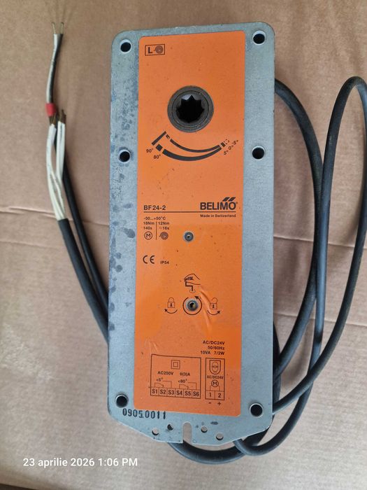 Servomotor jaluzele si clapete aer