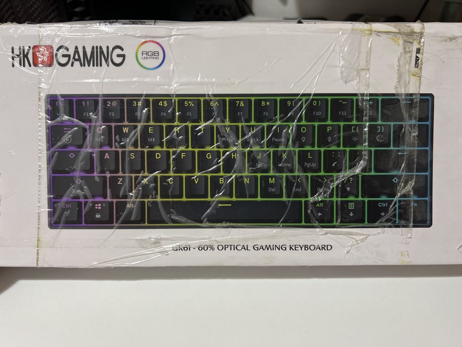 Vand tastatura HK Gaming GK61 Roz