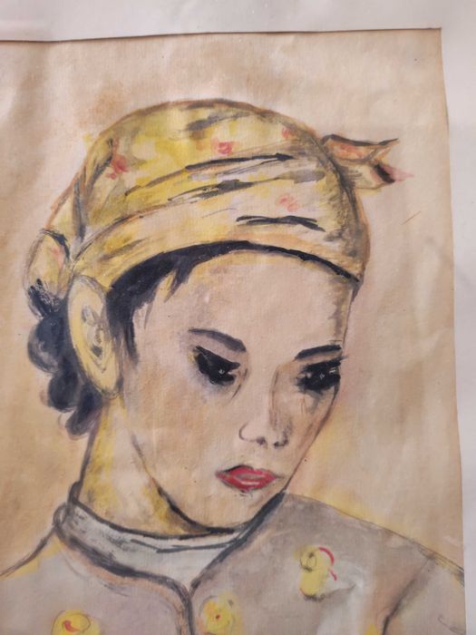 Tablou Nicolae Tonitza, nesemnat - Micuta Tataroaica adolescenta