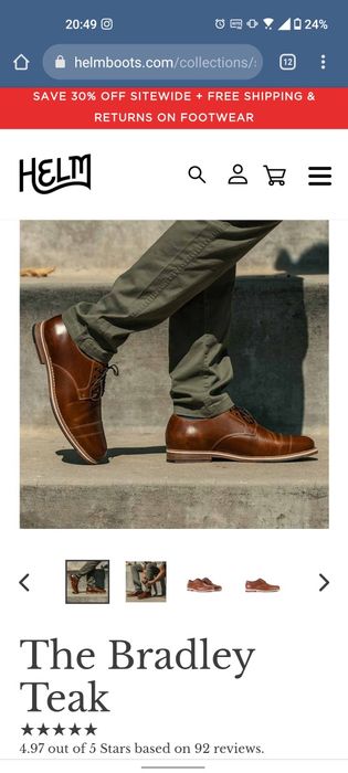 Helm boots The Bradley Brown