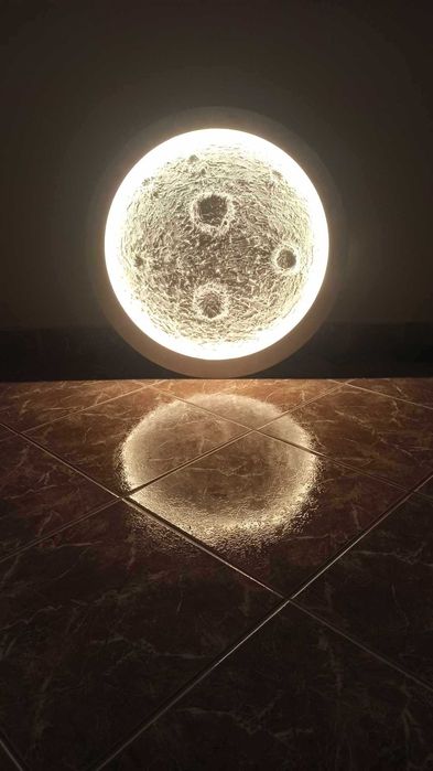 Pictura decoratiune 3D iluminata cu led colorat diferite marimi