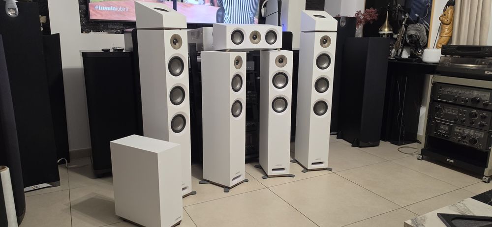 Boxe 9.1 sau 7.1 Jamo HCS 809 cu subwoofer activ si boxe Dolby Atmos