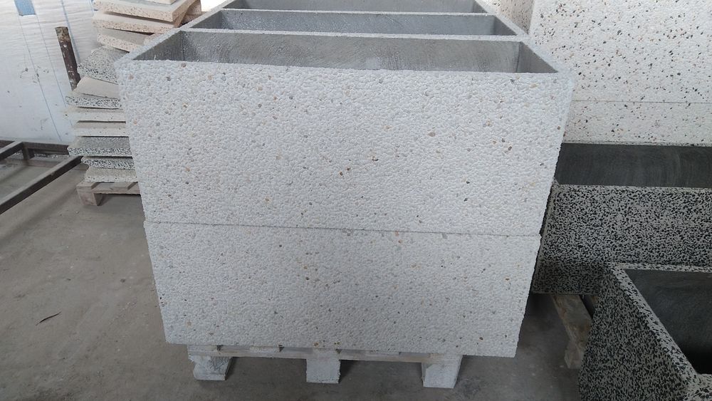 Jardiniere mozaic spălat