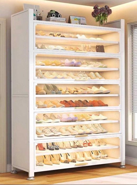 Poyabzal shkafi/PVC panellar/yengil suriladigan eshiklar