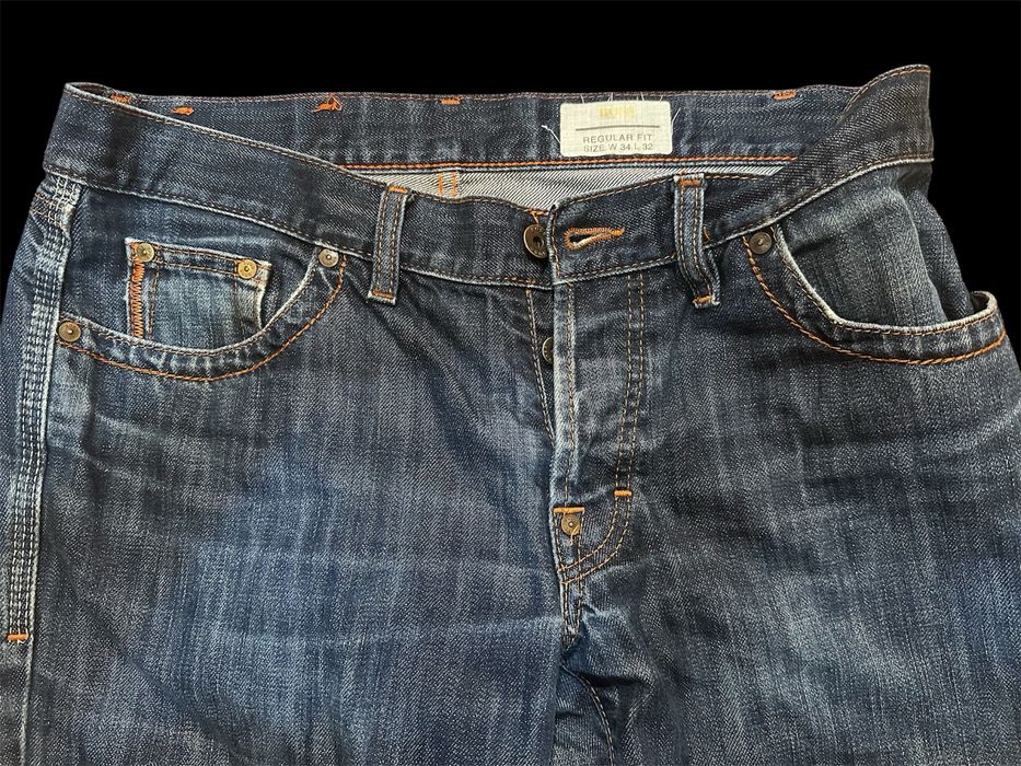 Мъжки дънки Hugo Boss W34 L32 Regular Fit Button Fly