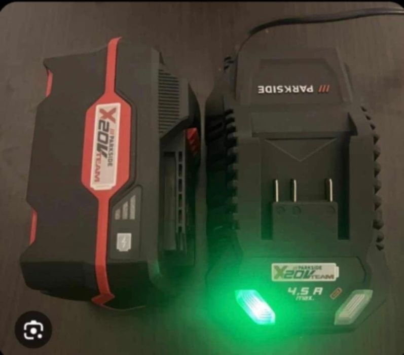 Acumulator + încărcător Parkside x20v 4Ah