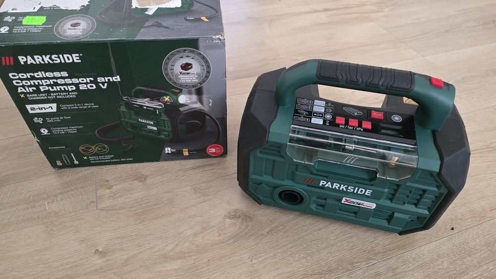 Компресор Parkside с X20V батерия