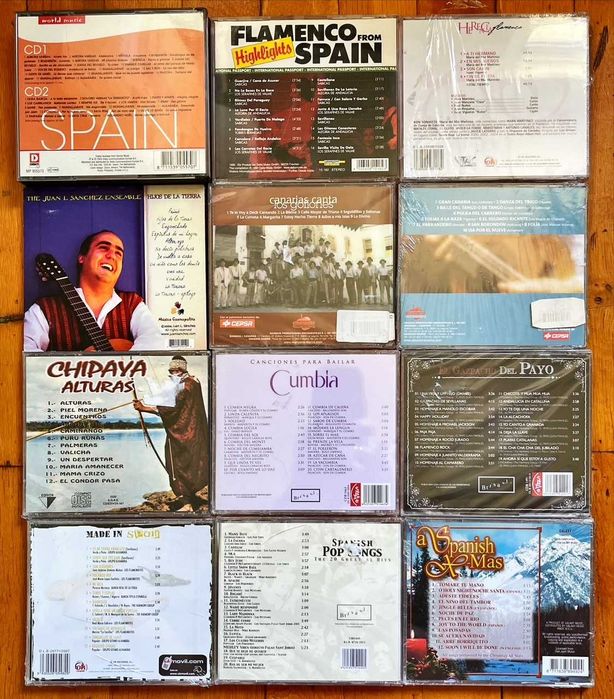 Lot CD muzica traditionala Spania, Franta, Irlanda, Africa,America Sud
