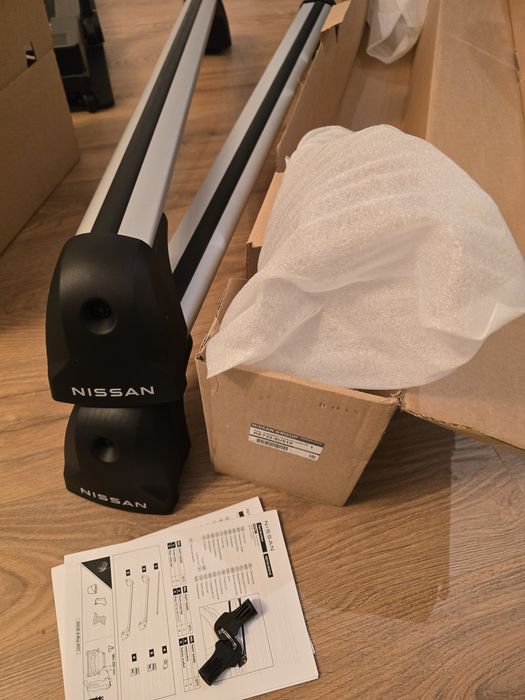 Bare portbagaj ORIGINALE Nissan (Cod KE732-6U510) – Stare impecabilă