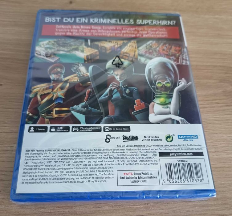 Sony PS4 PS5 jocuri copii Evil Genius2 Key We Epic Chef noi sigilate