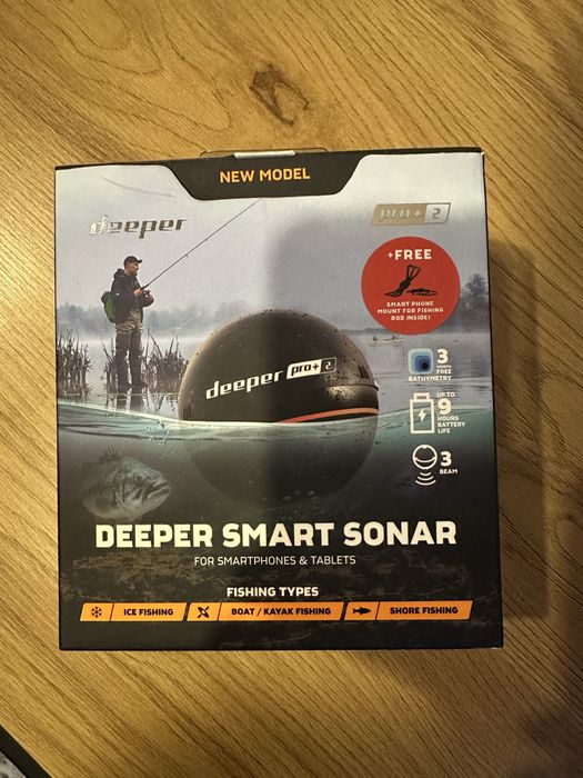 Сонар DEEPER PRO+ 2 + стойка Deeper Sonar Flexible Arm Mount 2.0