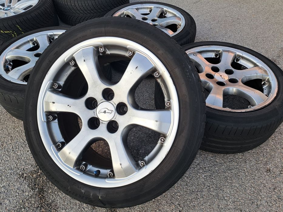 5х100/17 с гуми VW Ауди Шкода Сеат Субару 5x100/17 Audi Skoda Seat