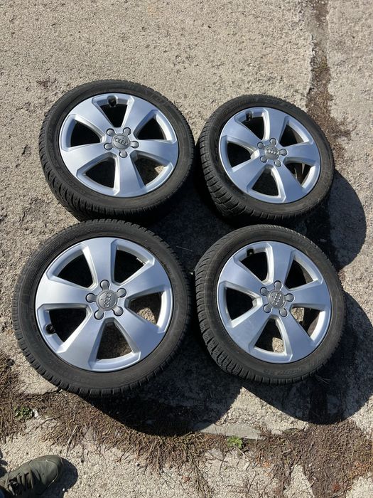 Джанти със ЗИМНИ  гуми 17” от Audi .205/50/17