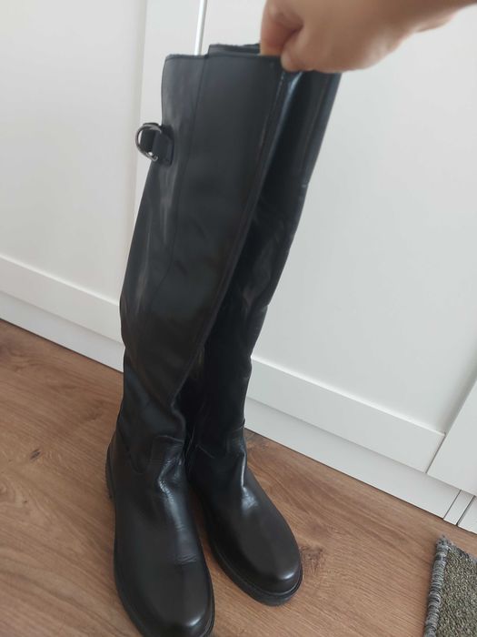 Дамски ботуши от естествена кожа