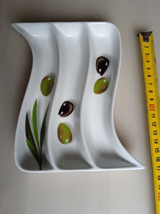 Чиния порцелан за маслини 14 см * 18 см