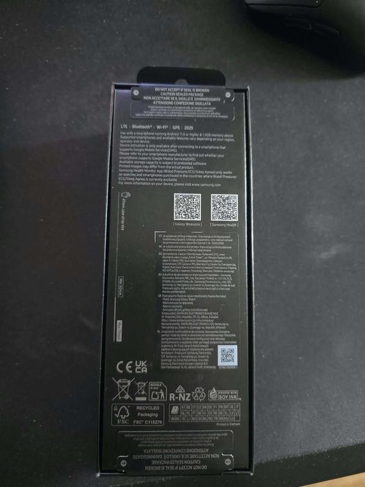 Чисто нов Samsung Galaxy Watch Ultra 47mm LTE Titanium Silver (Модел 2025 / 64GB) – Запечатан + 2г. Гаранция