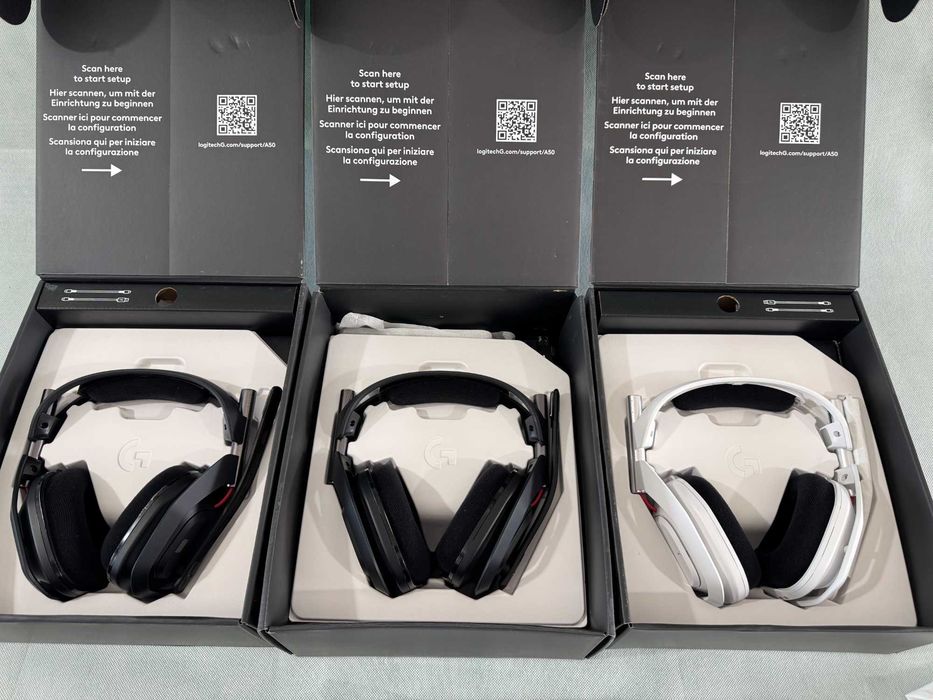 Слушалки - Logitech Astro A50 Wireless + Base Station (939-002224) Gen 5