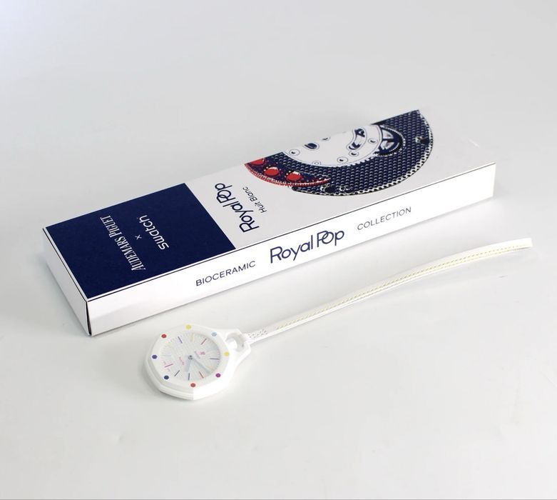 Audemars Piguet x Swatch Royal Oak – бял