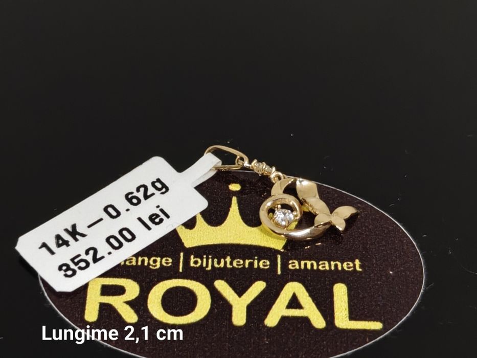 Bijuteria Royal: Pandantiv aur 14k/0.62 gr