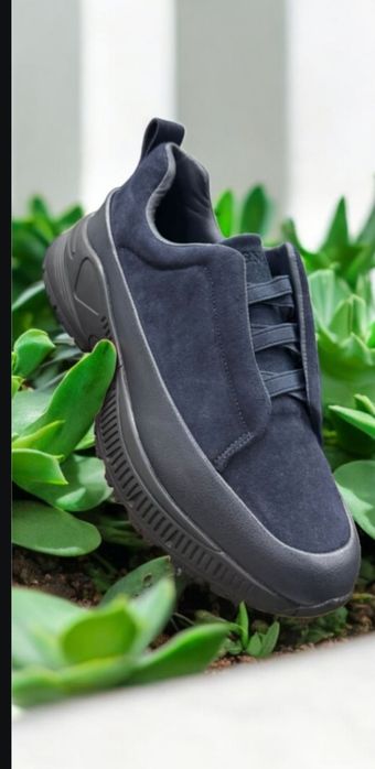 Лоферы замшевый бренда Zegna