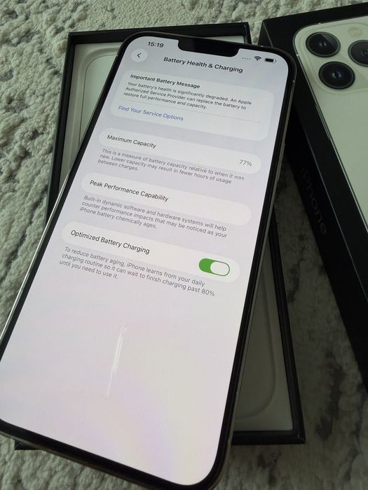 Iphohe 13 pro max 256 gb