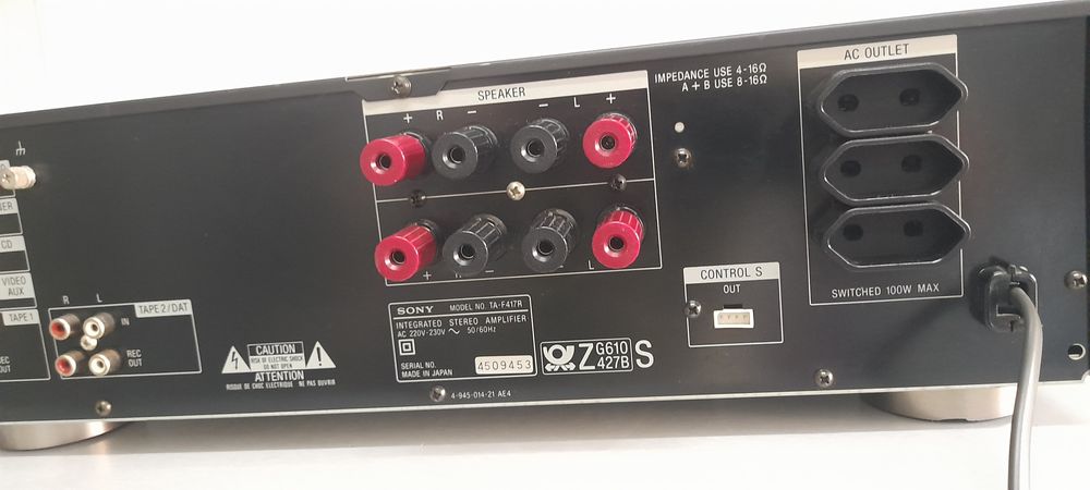 Amplificator Sony F417 R cu boxe Sony !