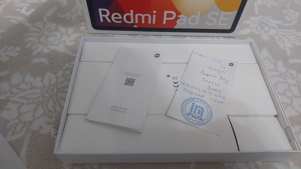 Redmi Pad SE WiFi
1-yil Kafolat!