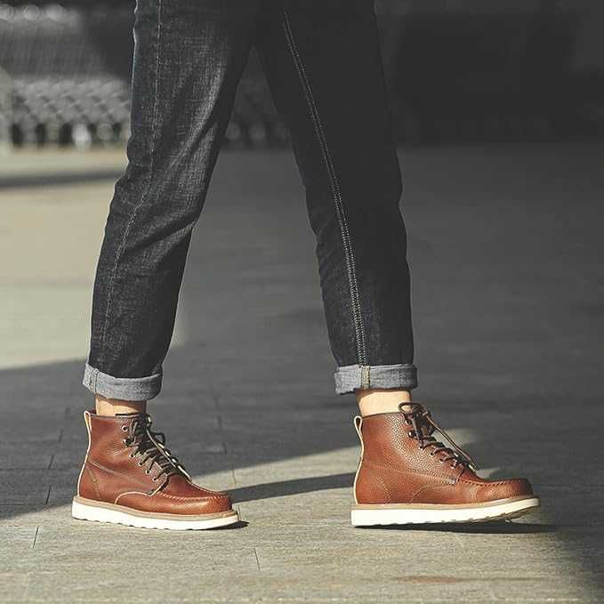 Ghete lace up 42 42.5 moc toe de lux STRONGHOLD NOI piele naturala