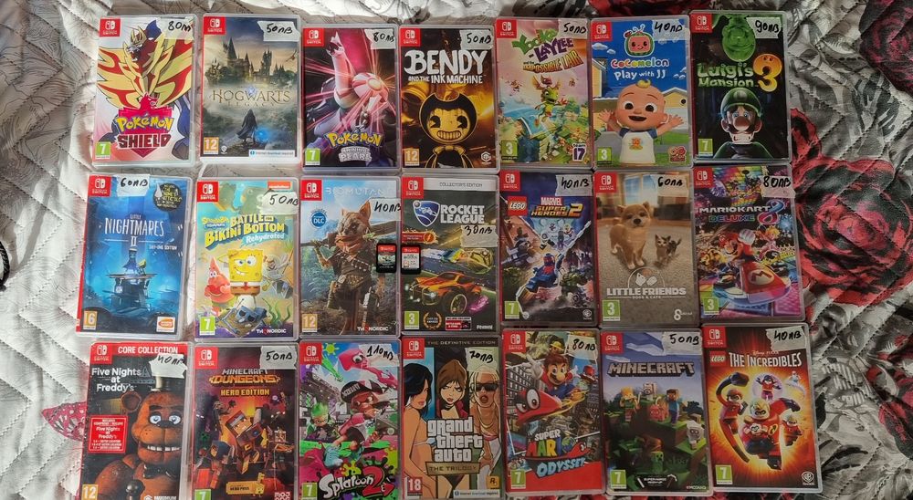 Nintendo switch игри