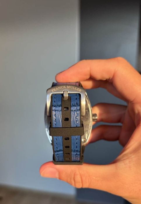 Луксозен часовник Franck Muller Yachting – инкрустиран с камъни