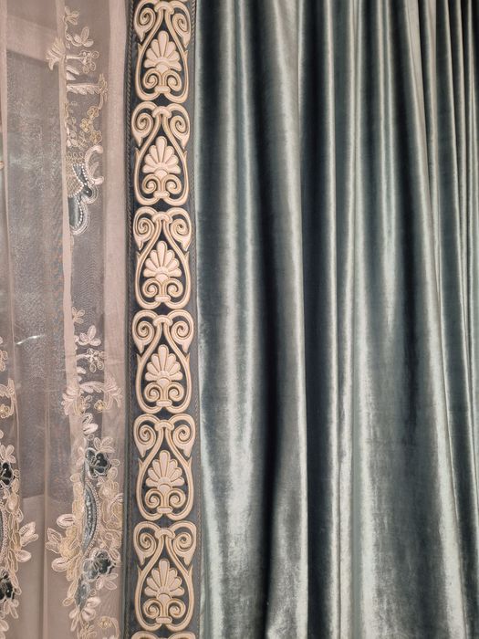 Шторы с тюлем красивые продам