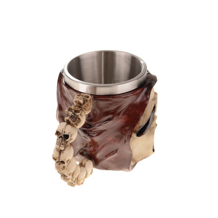 Стилна чаша във вишнев цвят