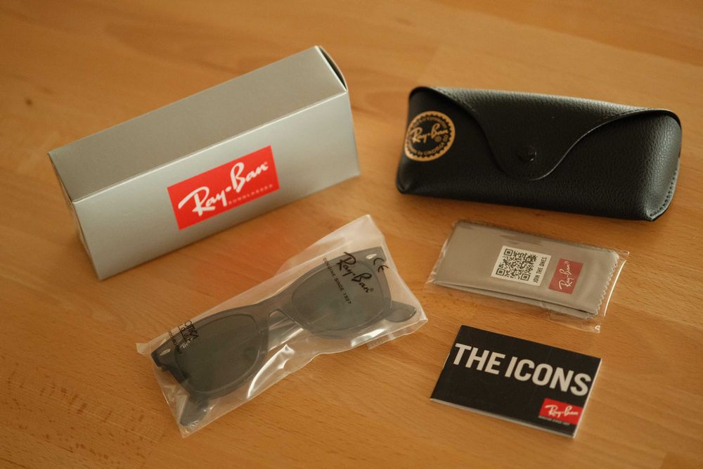 Ochelari soare RayBan RAY Ban Wayfarer Transparent Gray 50mm