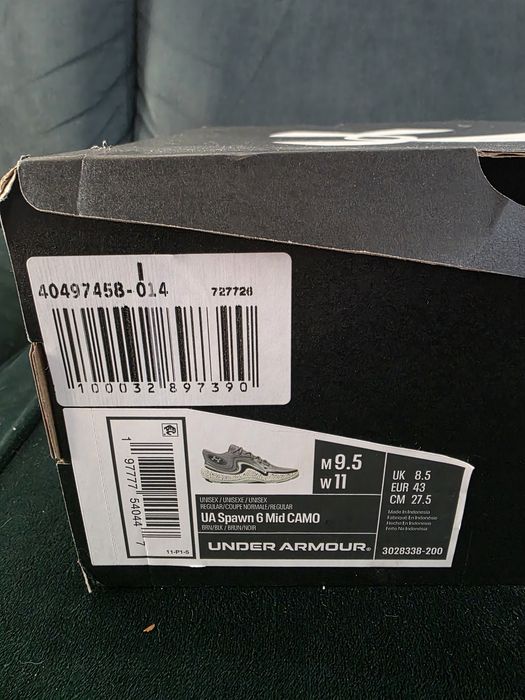 Баскетболни маратонки Under Armor UA Spawn 6 Mid CAMO